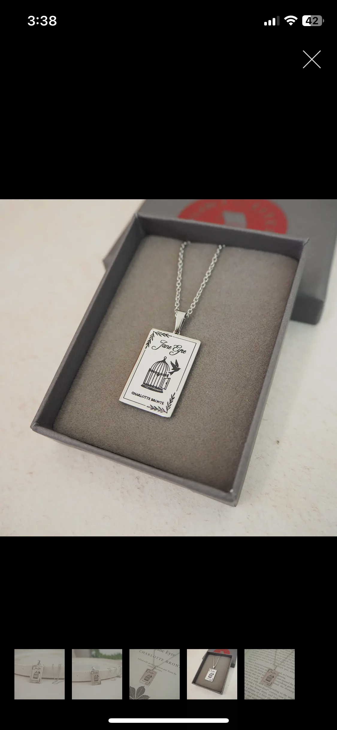 Jane Eyre Necklace