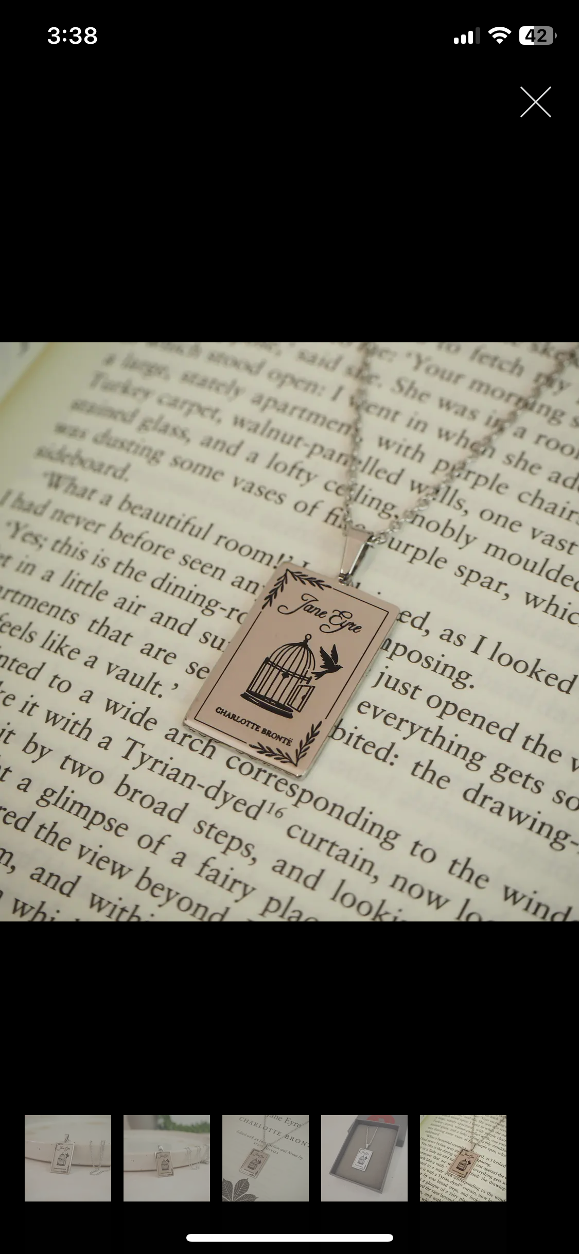 Jane Eyre Necklace