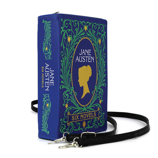 Jane Austen Novels Book Clutch