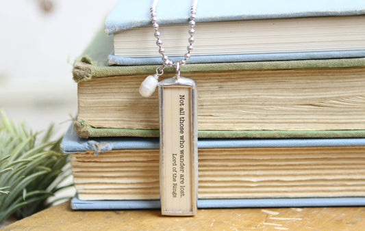 Lord of the Rings Tolkien Literary Book Charm