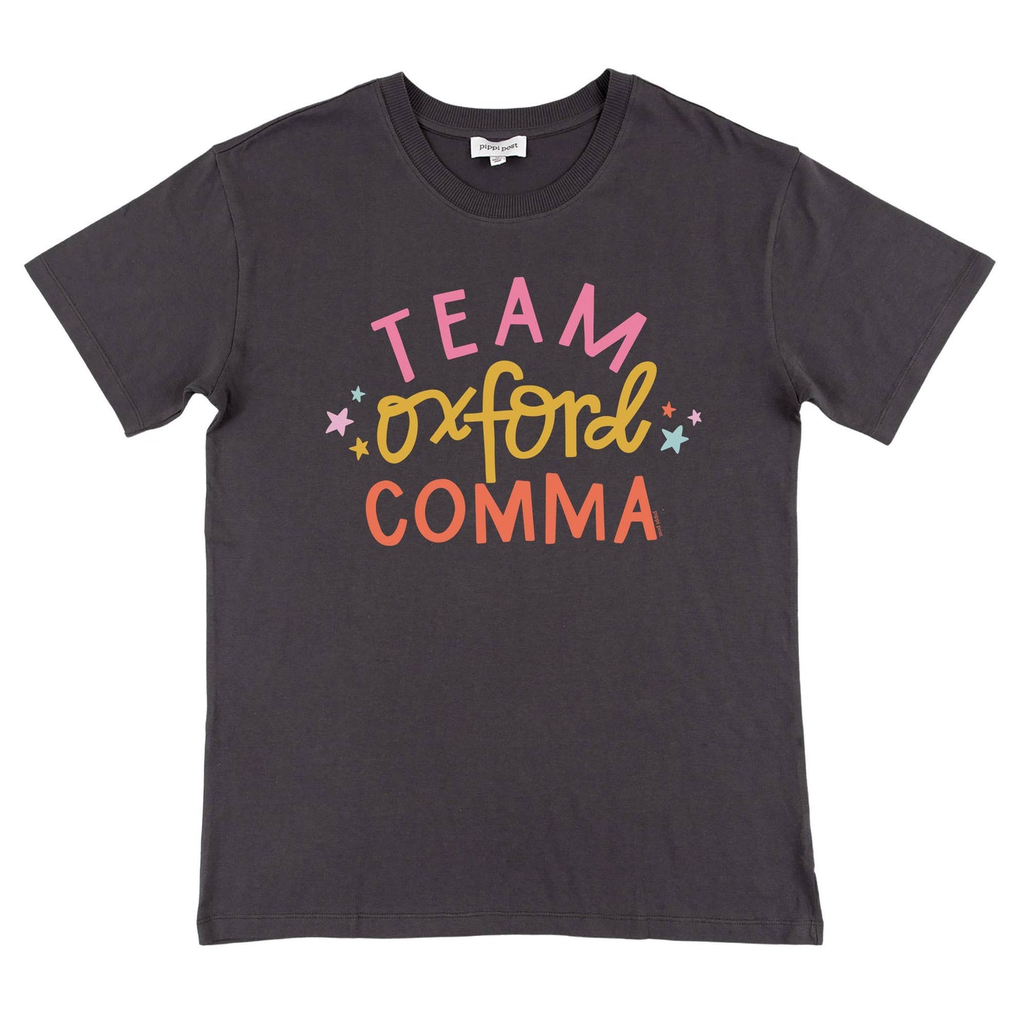 Oxford Comma Tee - Dark Gray