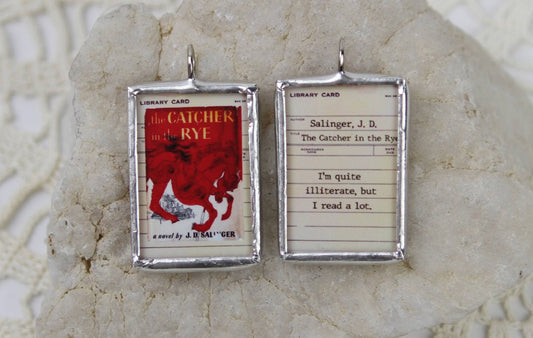 The Catcher in the Rye Vintage Book Cover Charm
