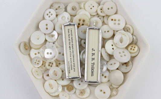 One Lifetime Lord of the Rings Literary Book Charm Necklace