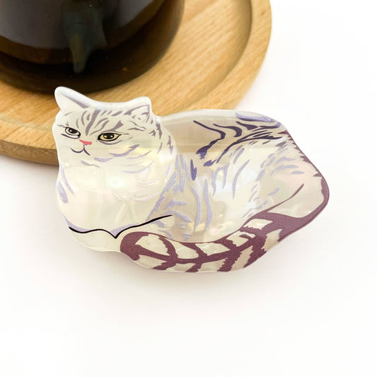 Cute Cat Acetate Hair Claw Clip, Animal Hair Clips