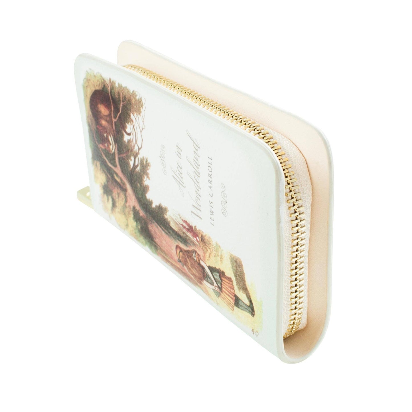 Alice Turquoise Book Zip Around Wallet
