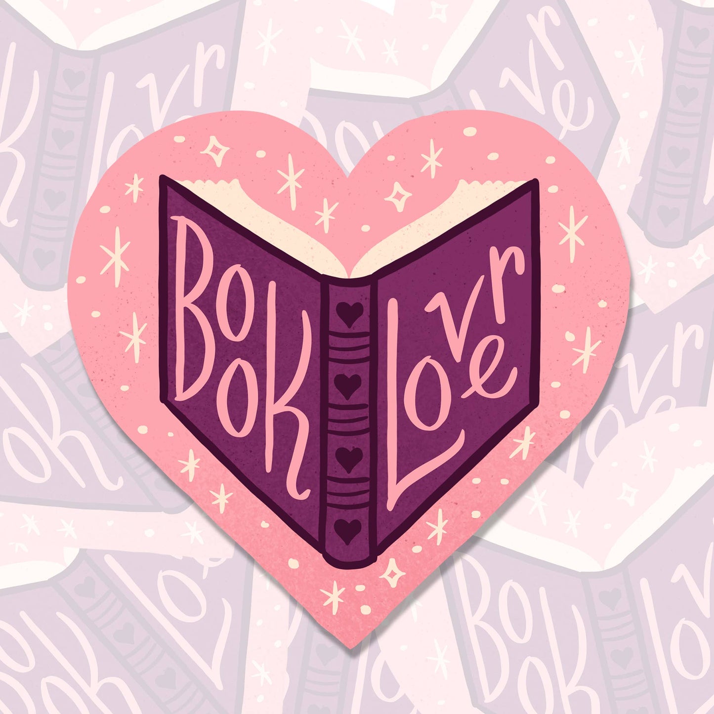 Book Lover vinyl sticker