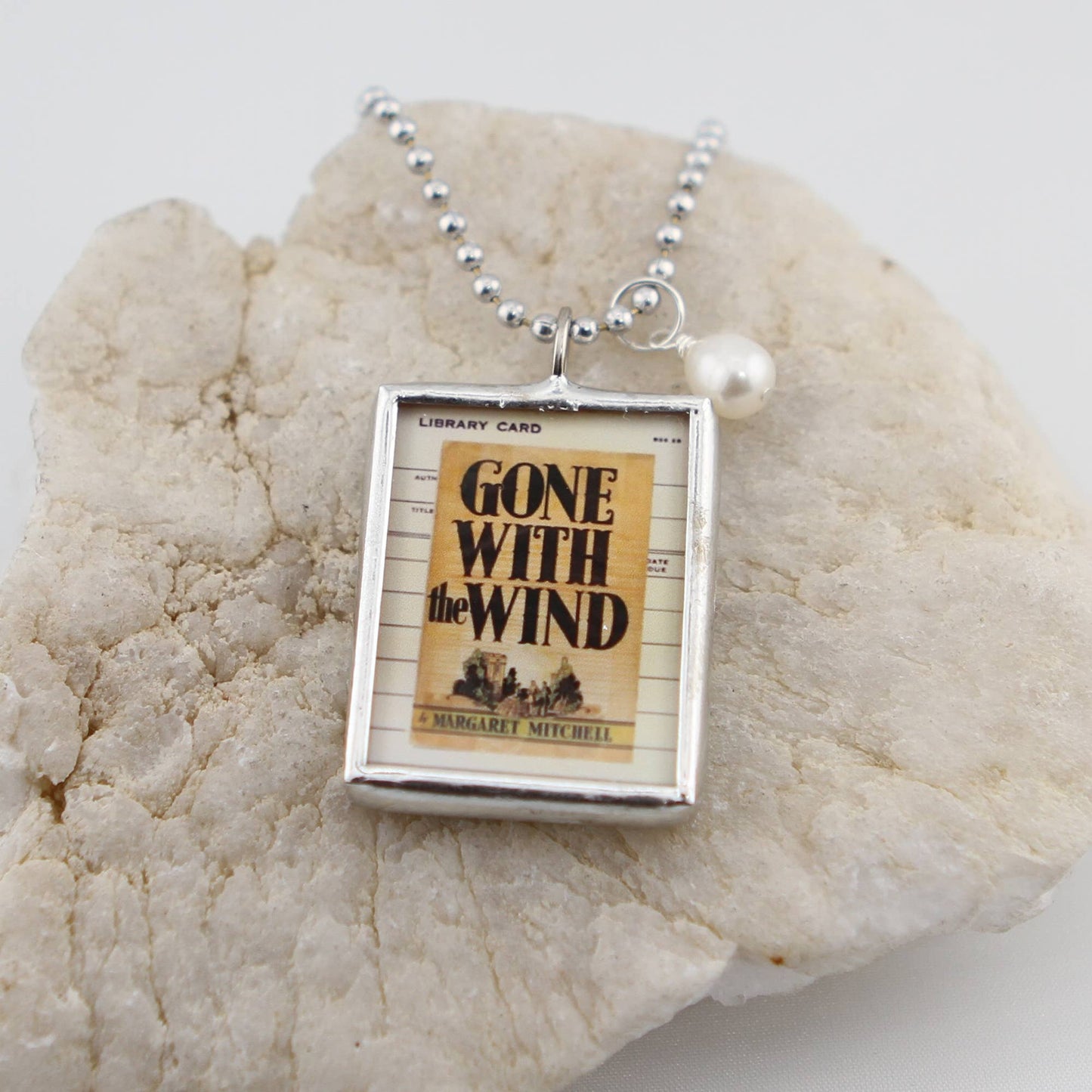 Gone With The Wind Vintage Book Cover Charm