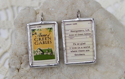 Anne of Green Gables Vintage Book Cover Charm