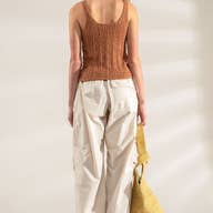 Button Down Knit Tank (Olive or Rust)