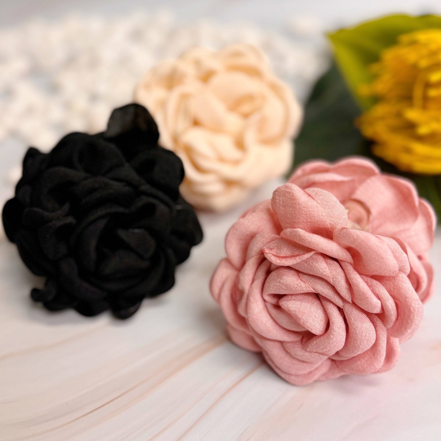 Rose Double Sided Hair Claw