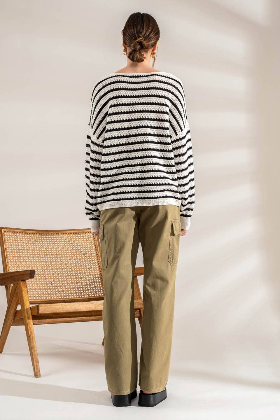 Relaxed Striped Sweater