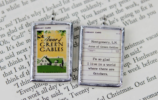 Anne of Green Gables Vintage Book Cover Charm
