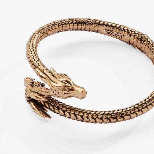 HOUSE OF THE DRAGON™ Cuff Bracelet: Antiqued Gold