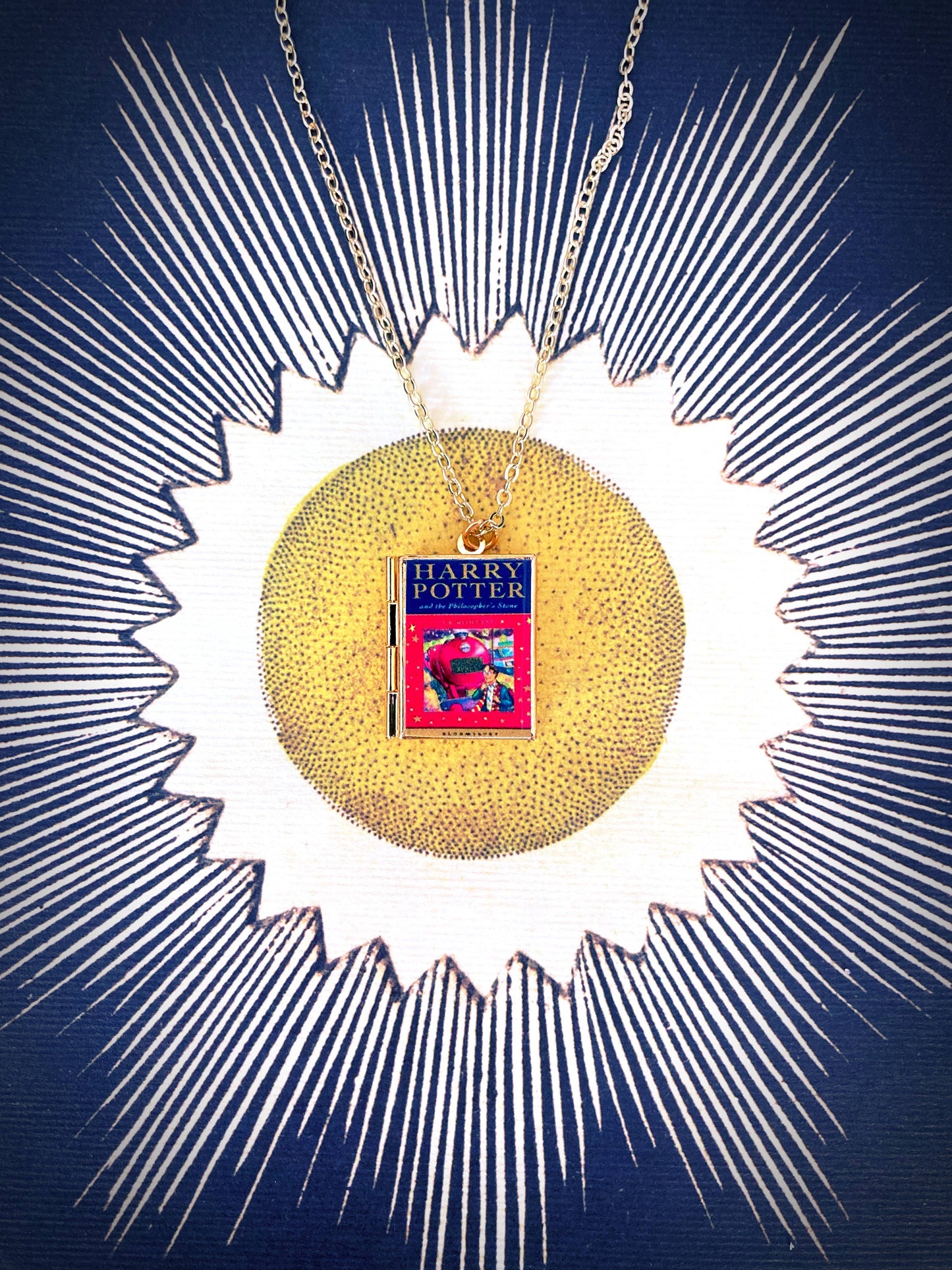 Book Locket Harry Potter - Book 1: Brass