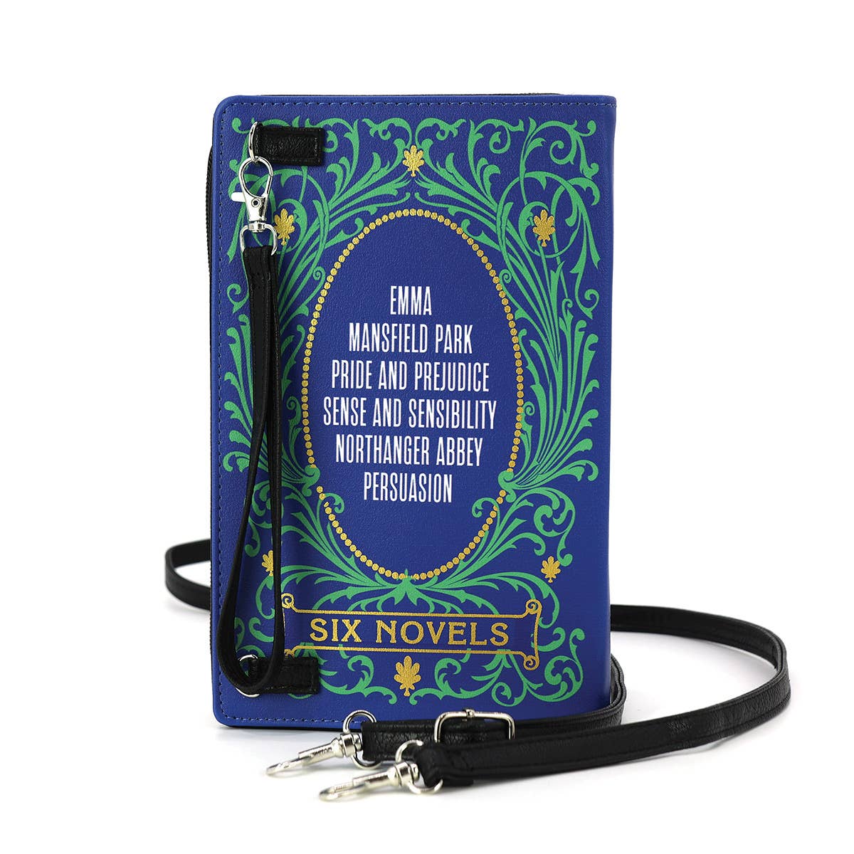 Jane Austen Novels Book Clutch