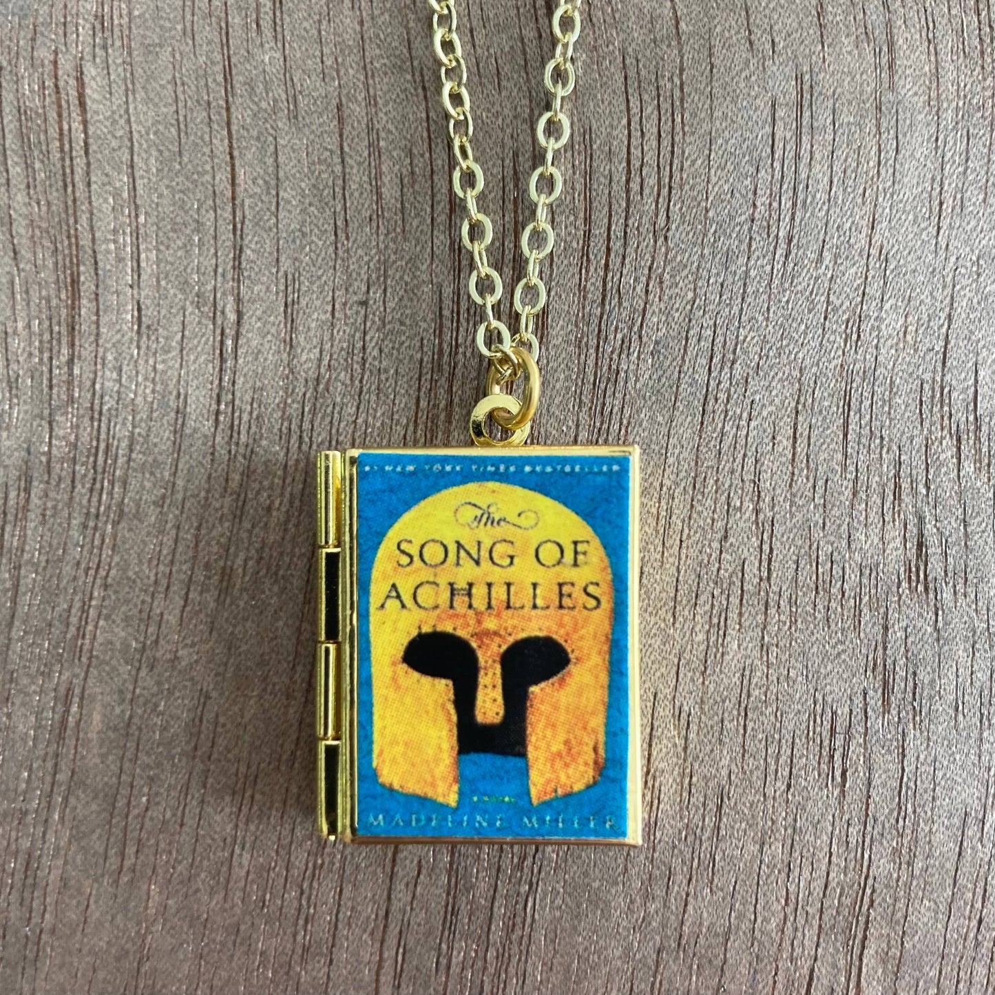 Book Locket The Song of Achilles: Brass