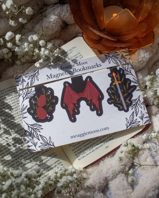 Dragons Den Magnetic Bookmarks | Set of 3