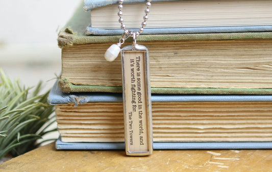 The Two Towers J.R.R. Tolkien Literary Book Charm