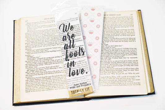 Totally Lit Bookmark- Pride and Prejudice