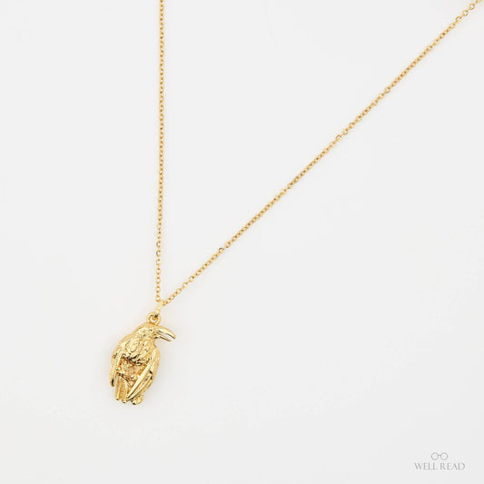 Edgar Allan Poe Bookish Pendant Necklace