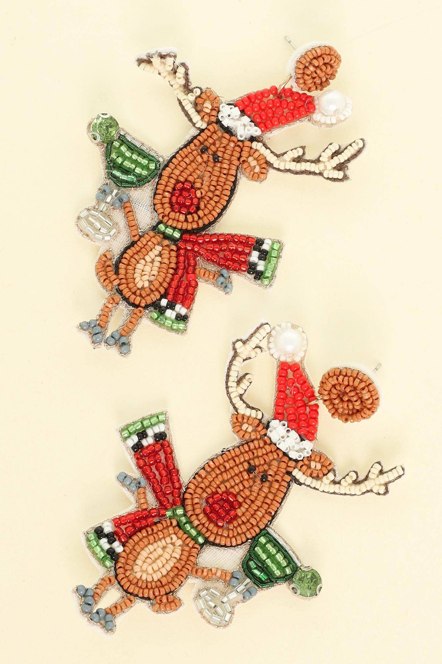 Christmas Festive Reindeer Post Earrings