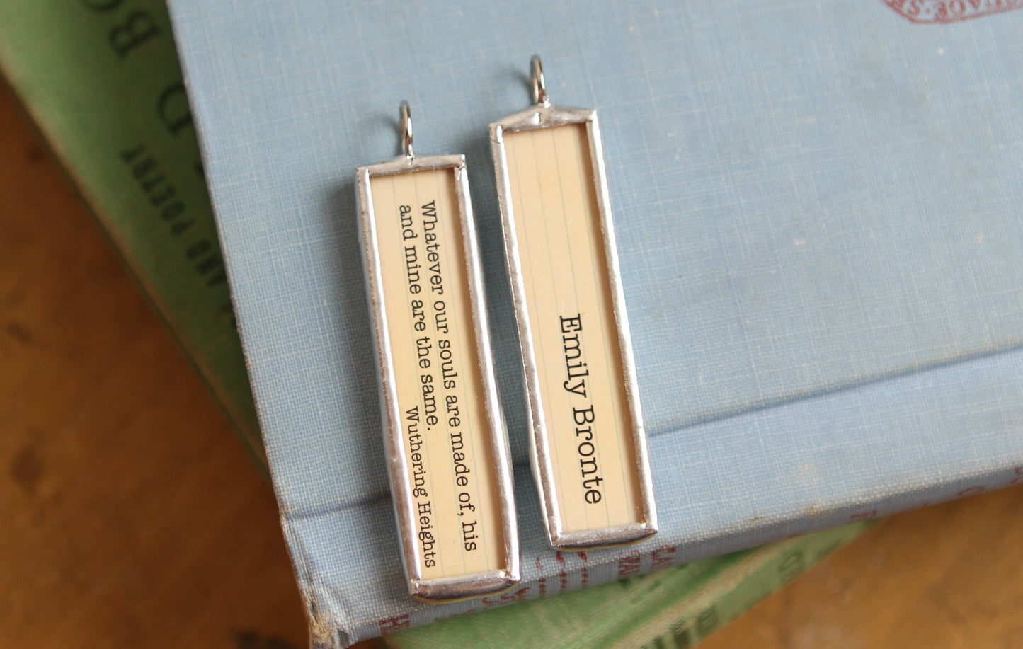 Wuthering Heights Emily Bronte Literary Book Charm