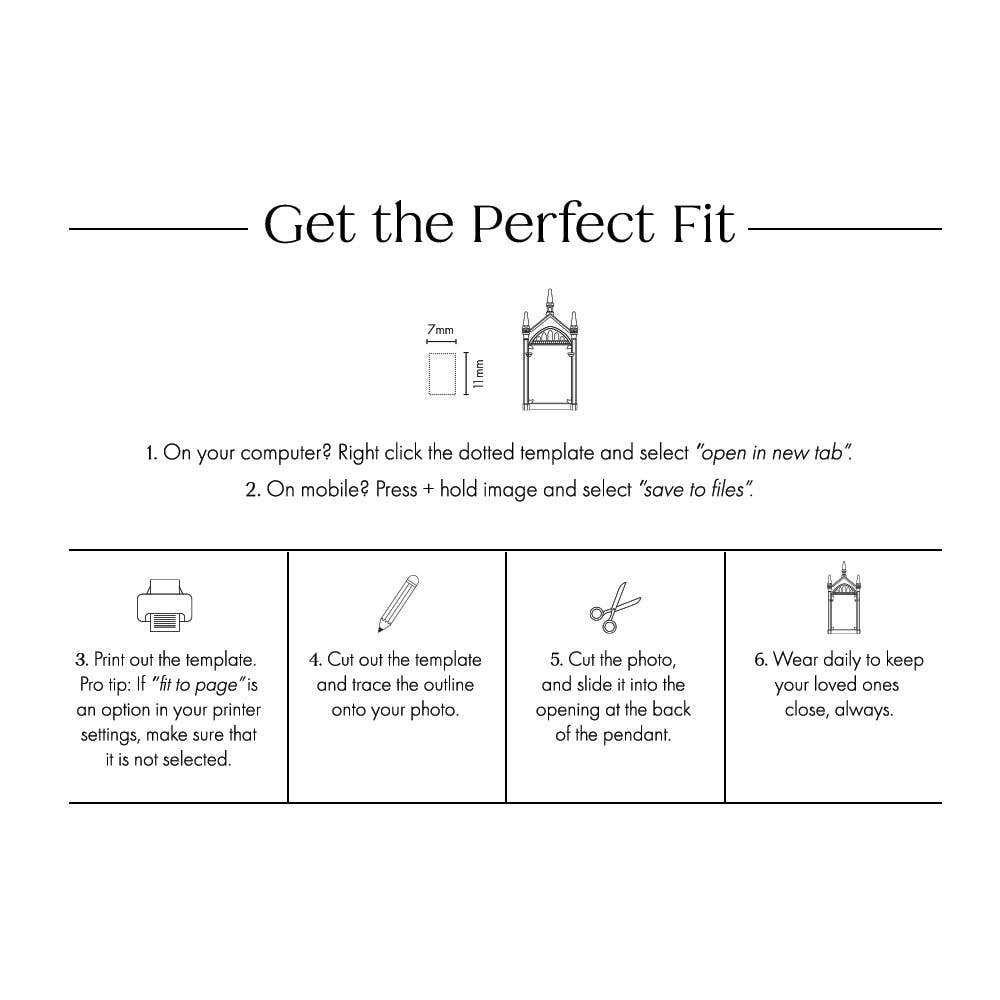 Harry Potter™ Mirror of Erised Necklace: Two Tone