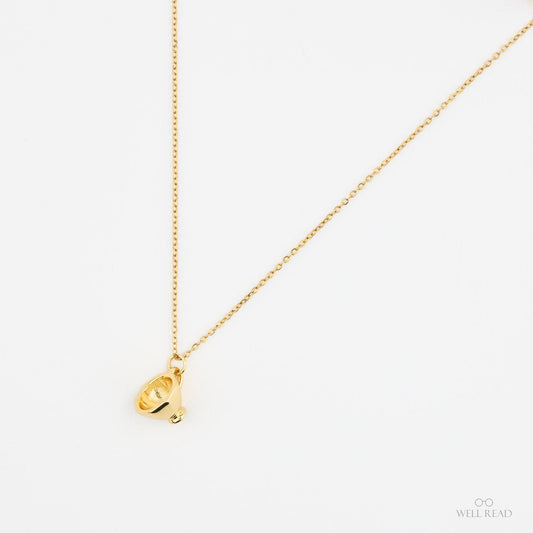 Alice in Wonderland Bookish Pendant Necklace