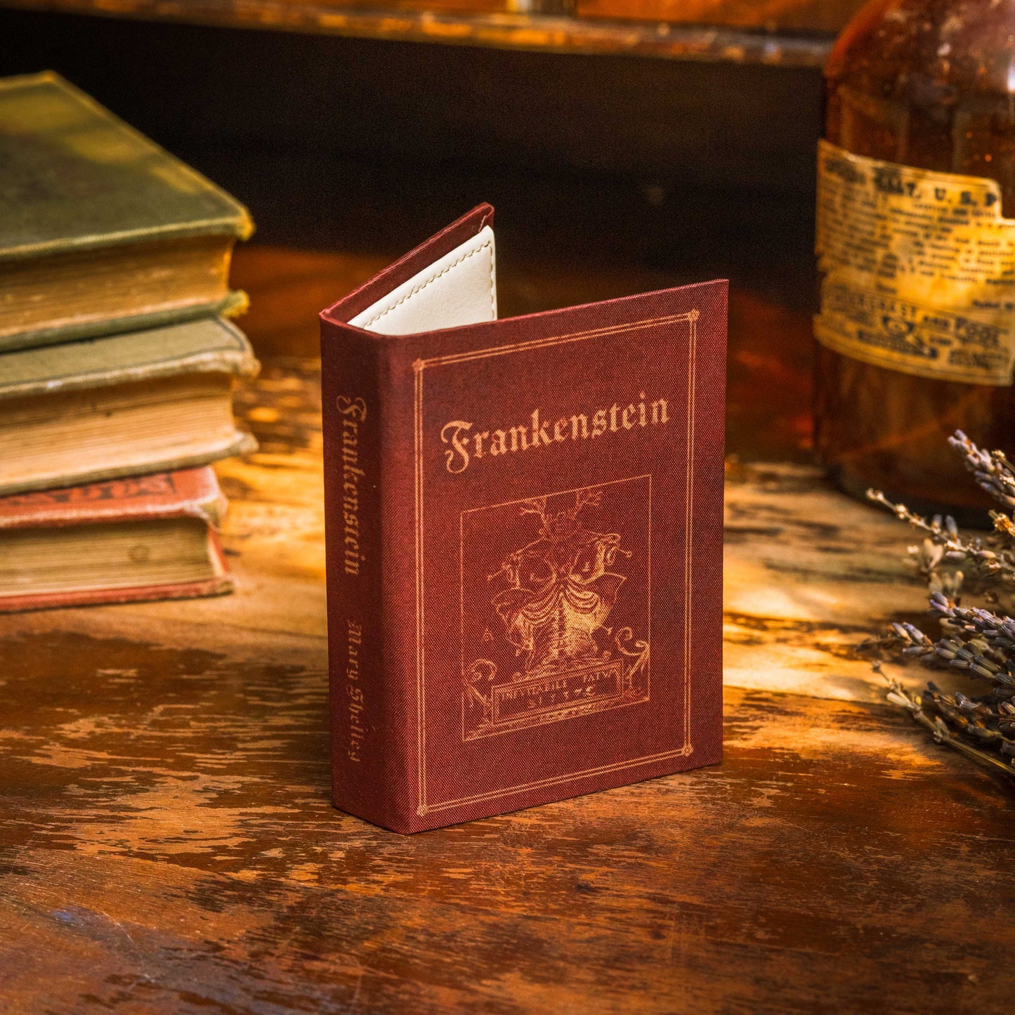 Frankenstein by Mary Shelley 1818 Book Wallet