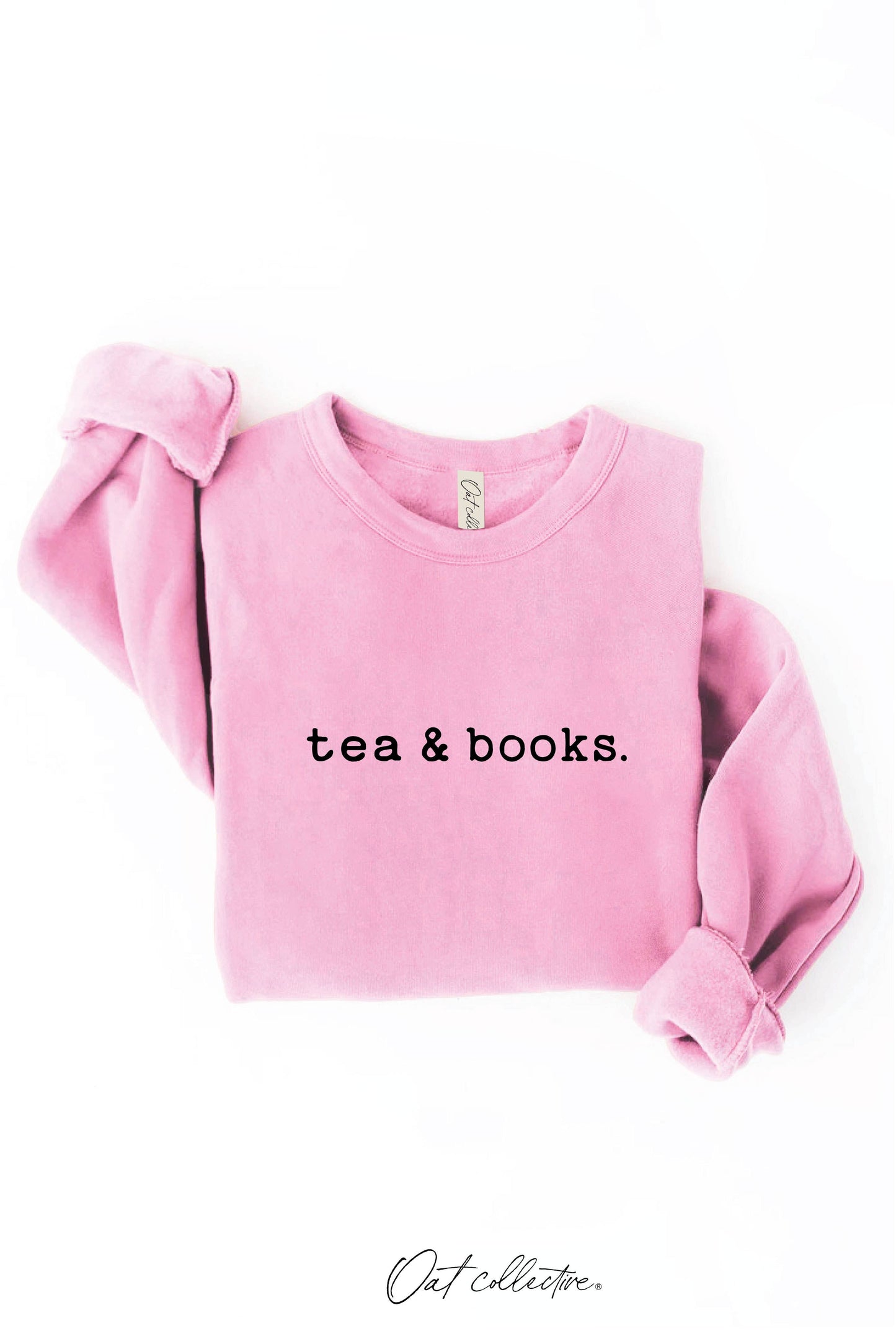 TEA AND BOOKS Graphic Sweatshirt