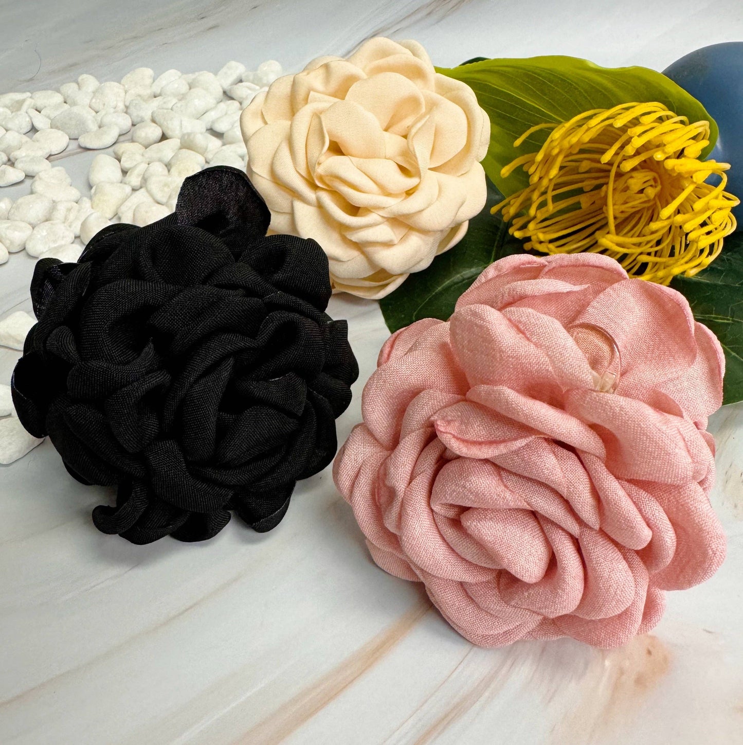 Rose Double Sided Hair Claw