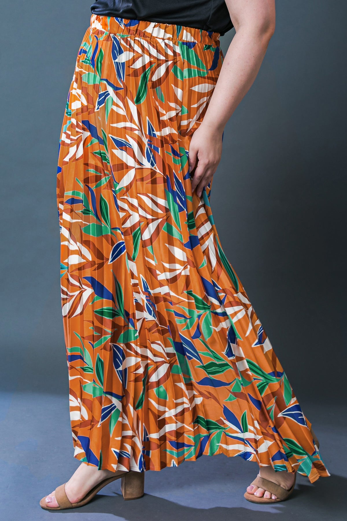 FEELS LIKE FALL WOVEN MAXI SKIRT - ONLINE ONLY