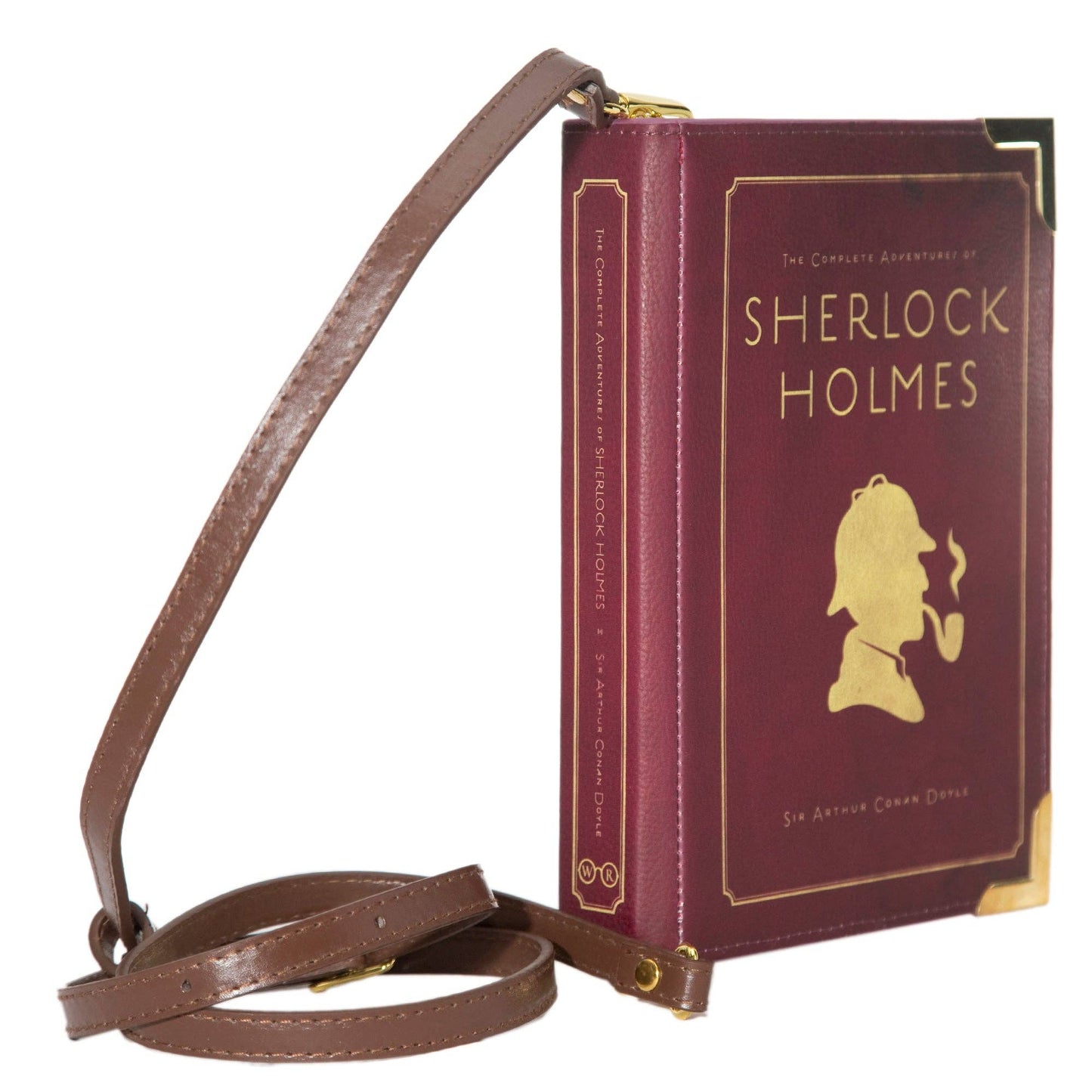 Sherlock Holmes Book Crossbody Vegan Handbag