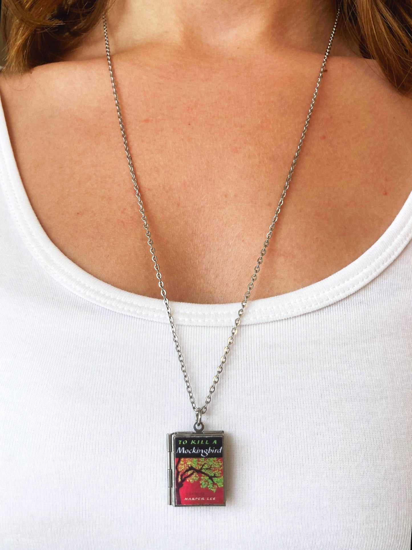 Book Locket To Kill A Mockingbird: bronze