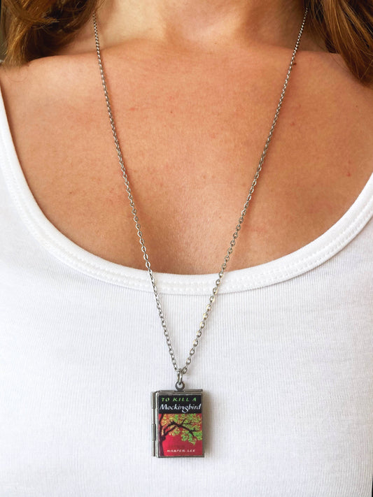 Book Locket To Kill A Mockingbird: bronze