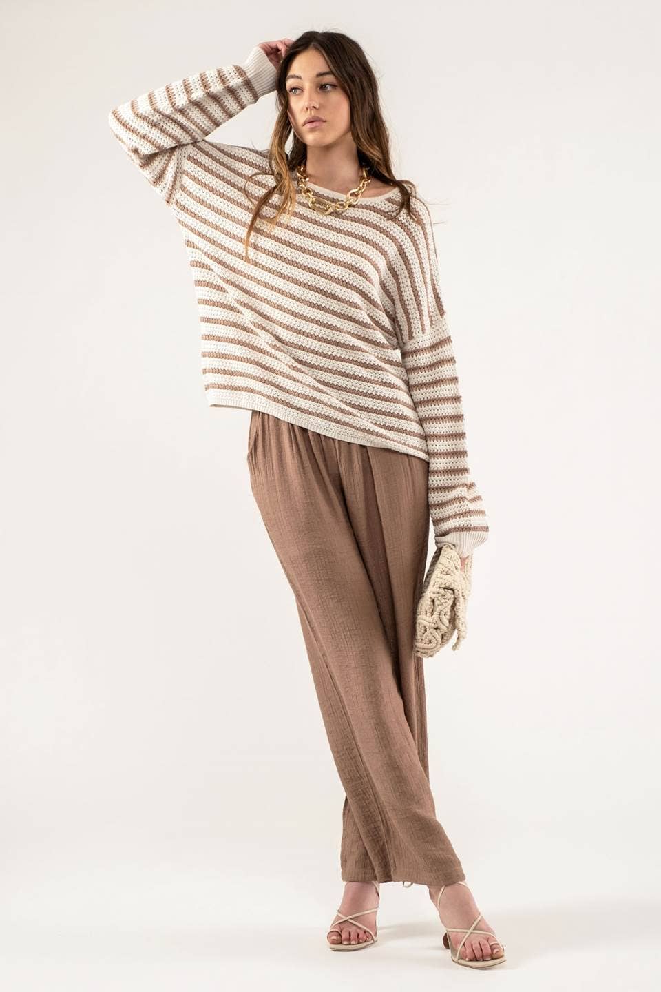 Relaxed Striped Sweater