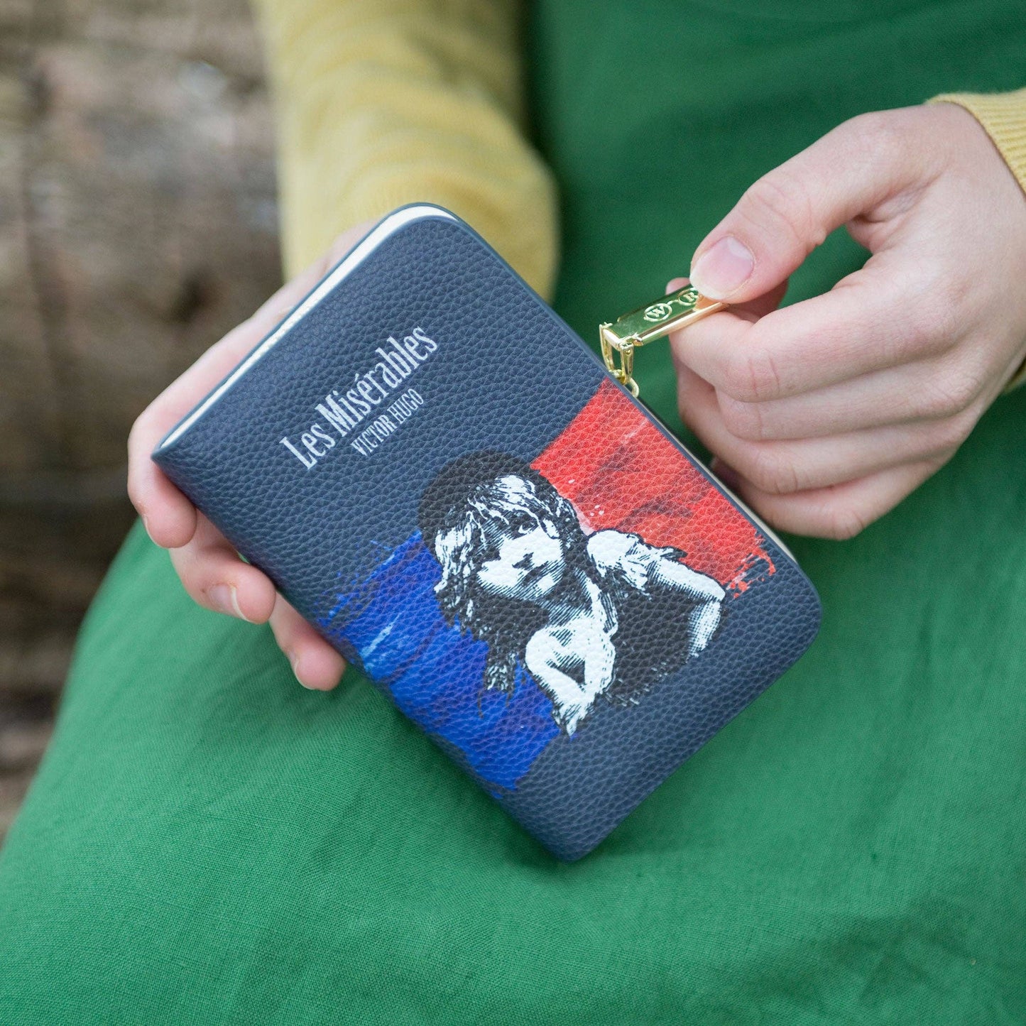 Les Miserables Book Zip Around Wallet