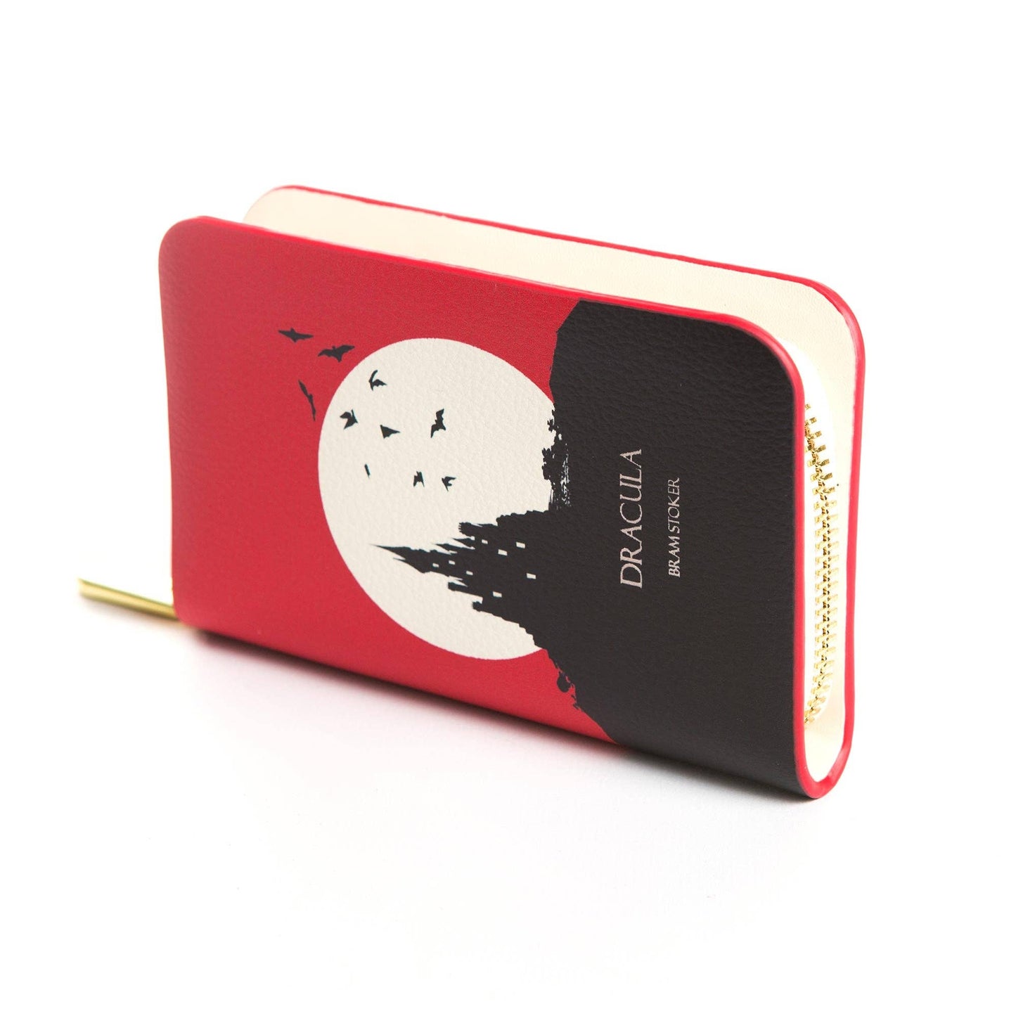 Dracula Moon Book Zip Around Wallet