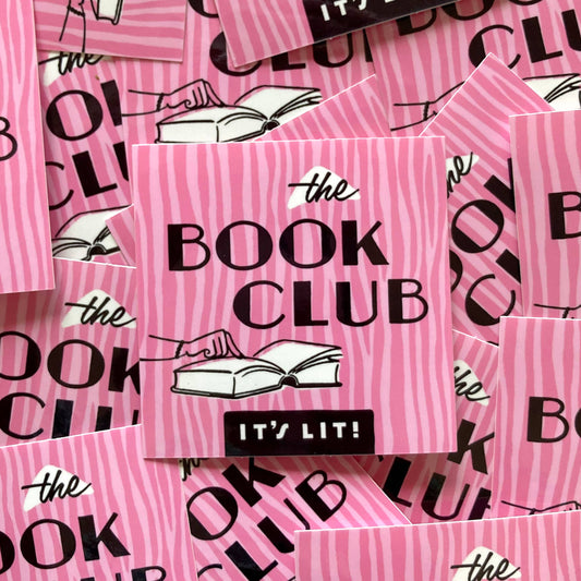 Book Club Vinyl Sticker