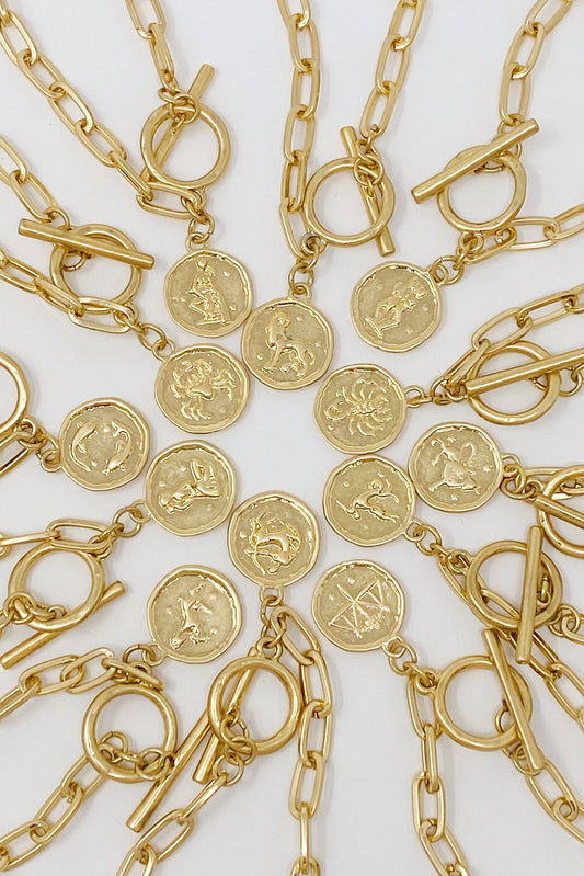 Zodiac Charm Chain Bracelets