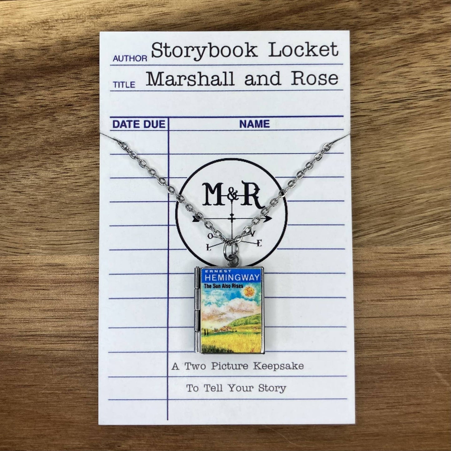 Book Locket The Sun Also Rises