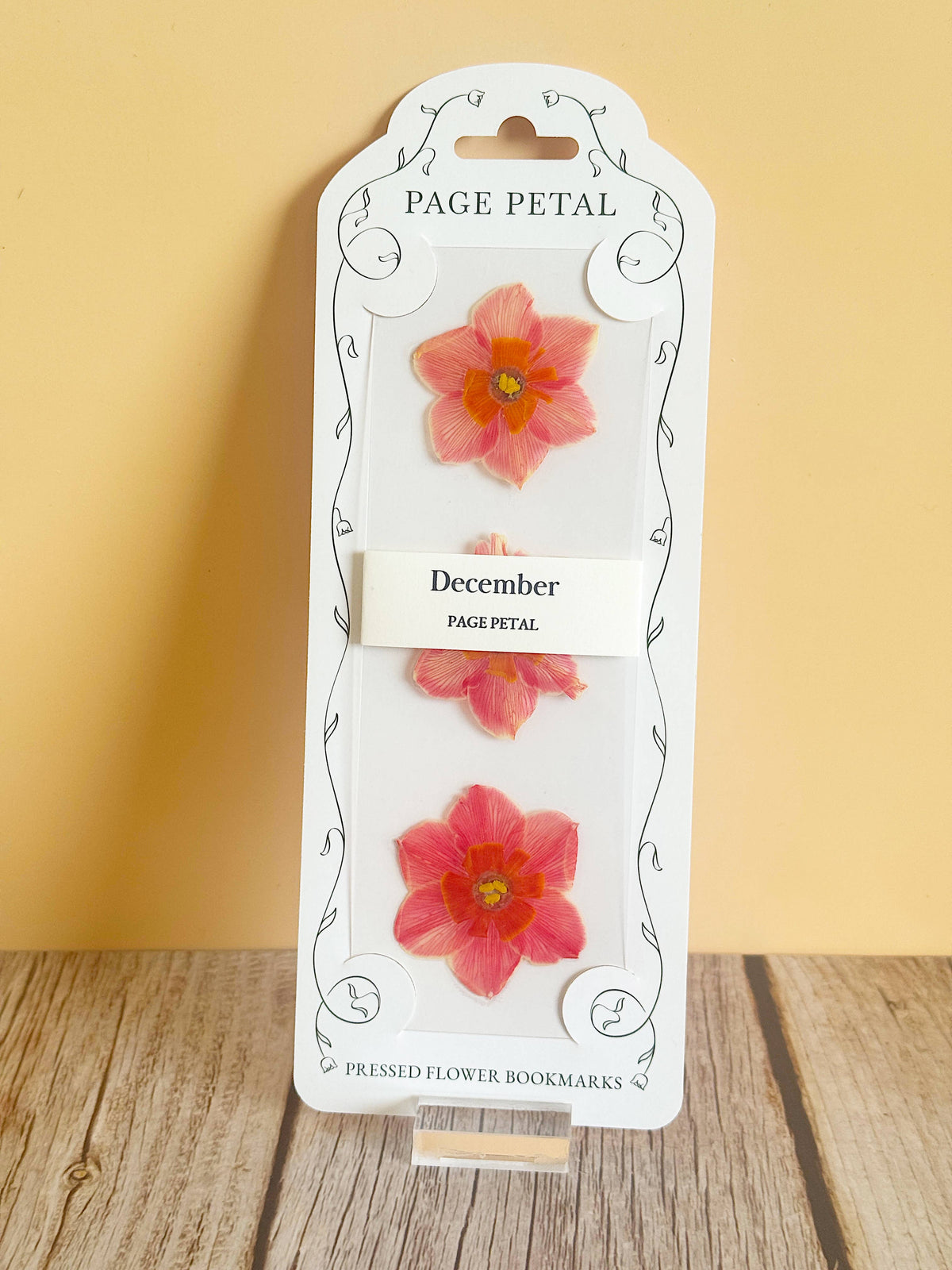 December Narcissus Bookmark | Birth Month Flower Gift