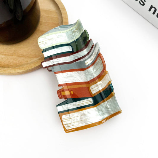 3.7'' Book Hair Clip