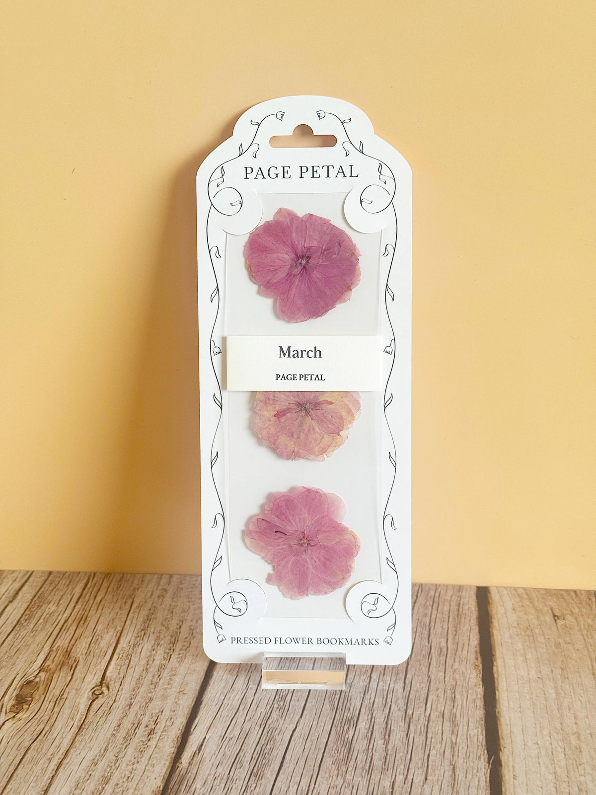 March Cherry Blossom Bookmark | Birth Month Flower
