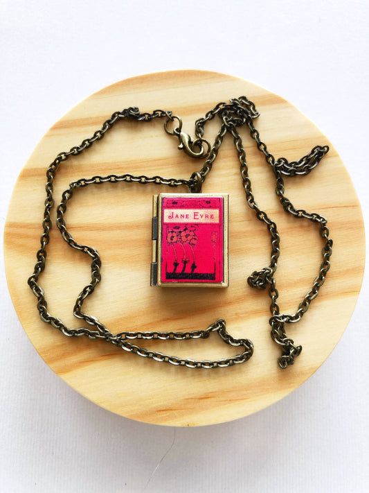 Book Locket Jane Eyre: Bronze