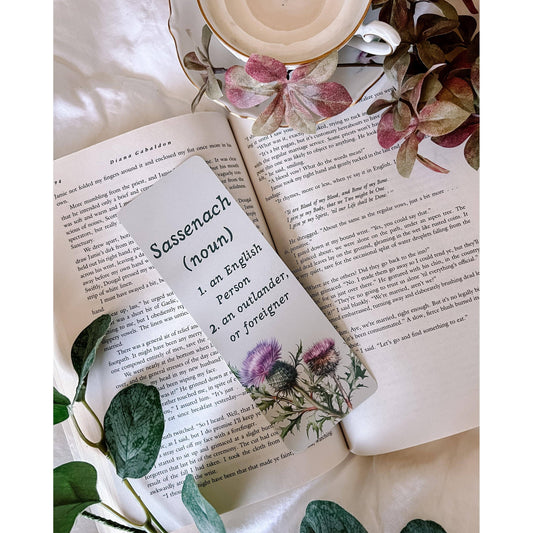 Sassenach Outlander Inspired Bookmark