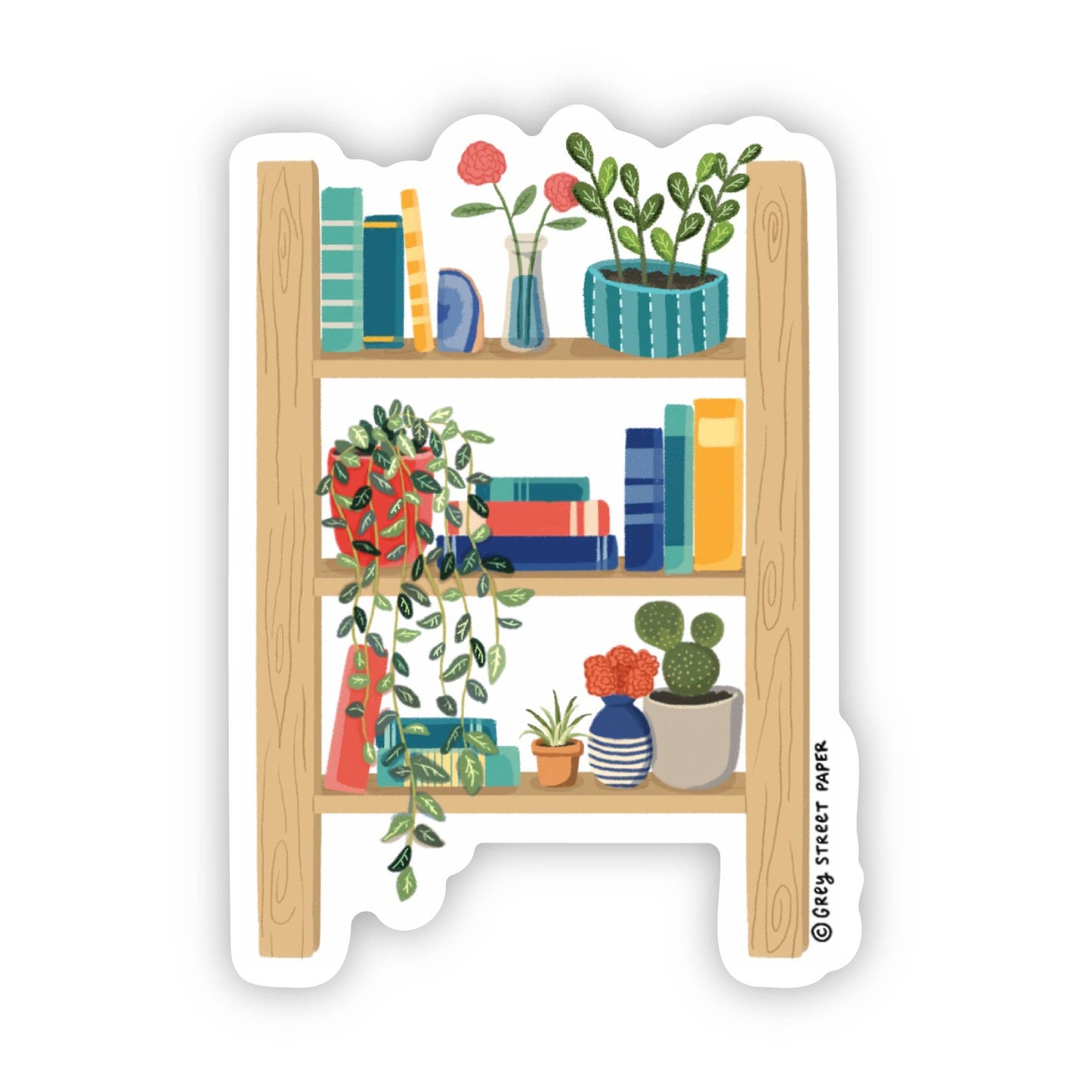Bookshelf Sticker