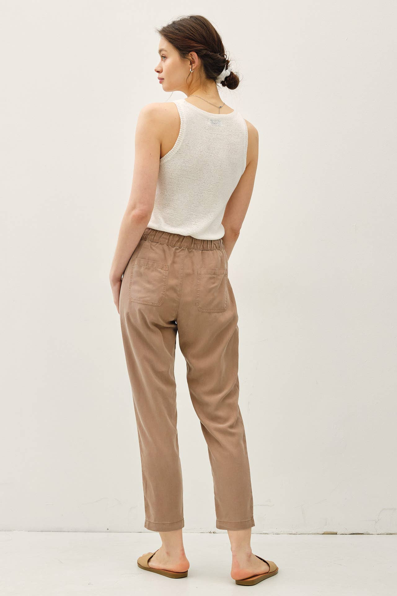 TENCEL TAPERED PANTS