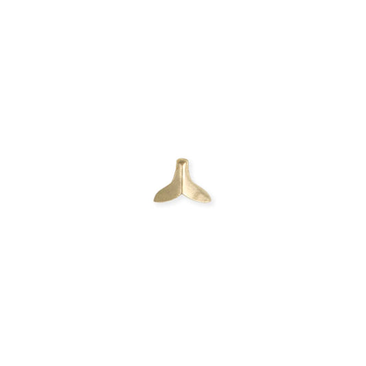 Literary Quotes Whale Tail Post Earrings