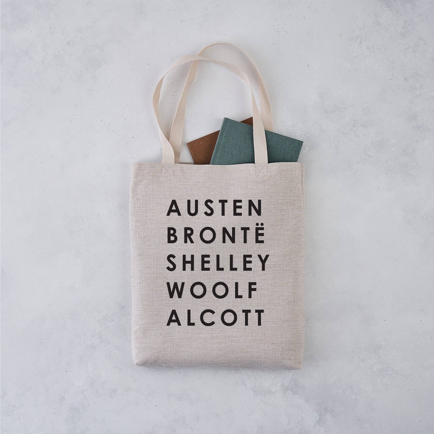 Classic Female Authors Literary List Tote Bag